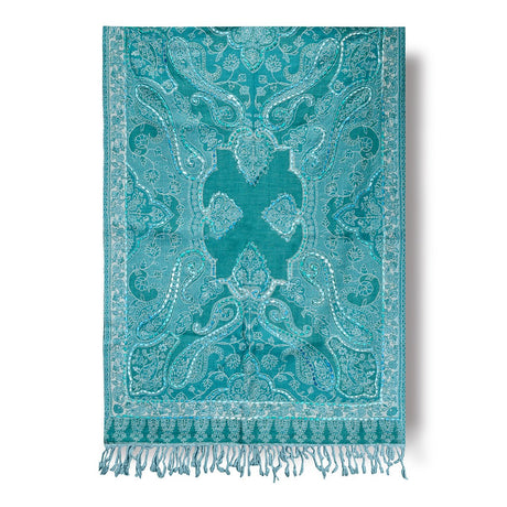 Aqua Boil Wool Scarves With Different Pattern - BNB Crafts Inc