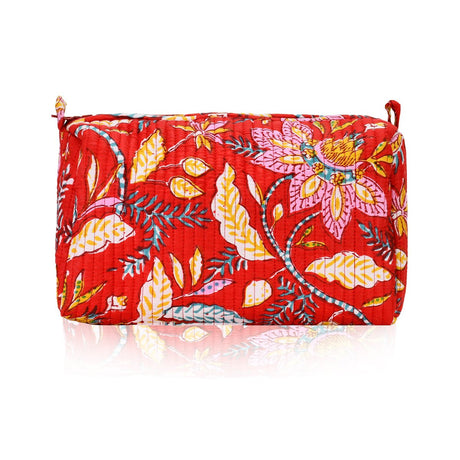 Cotton Block Print Pouch Set - 2 Counts - BNB Crafts Inc