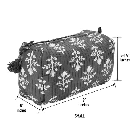 Cotton Block Print Pouch Set - 2 Counts - BNB Crafts Inc