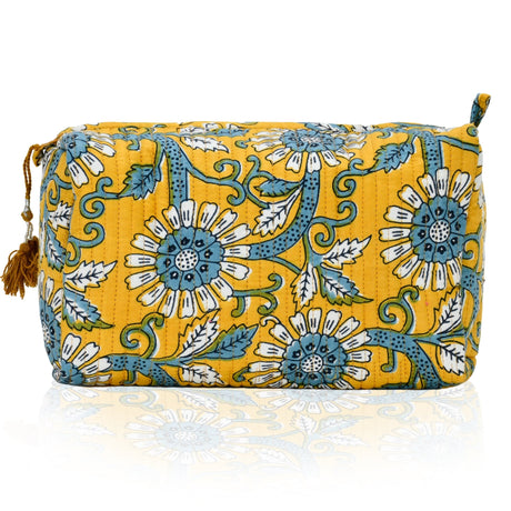 Cotton Block Print Pouch Set - 2 Counts - BNB Crafts Inc