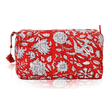 Cotton Block Print Pouch Set - 2 Counts - BNB Crafts Inc