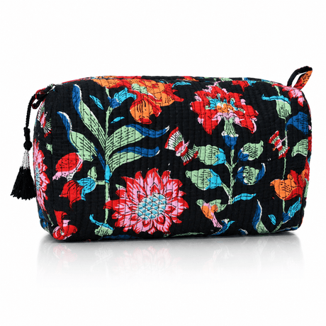 Cotton Block Print Pouch Set - 2 in a Set - BNB Crafts Inc