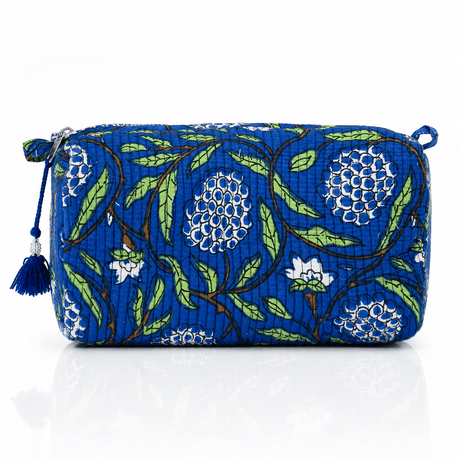 Cotton Block Print Pouch Set - 2 in a Set - BNB Crafts Inc