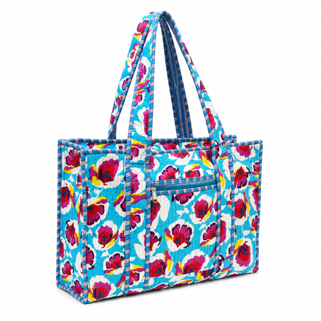 Cotton Block Print Tote Bag- Small & Large - BNB Crafts Inc