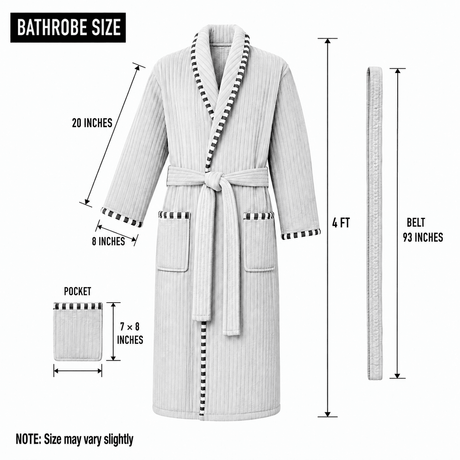 Cotton Kimono Bathrobe – Hand Block Printed - BNB Crafts Inc