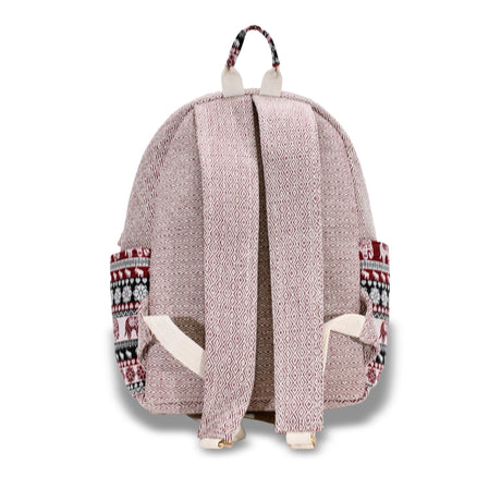 Diamond Tribal Pattern Fabric Backpack - BNB Crafts Inc