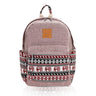 Diamond Tribal Pattern Fabric Backpack - BNB Crafts Inc