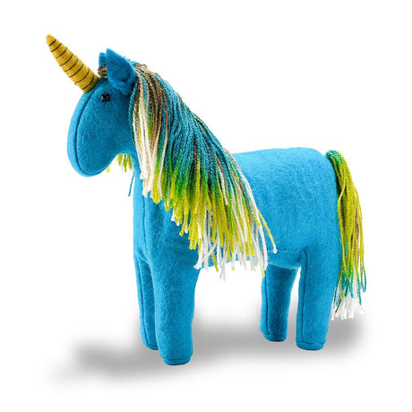 Felt Turquoise Unicorn Toy - BNB Crafts Inc