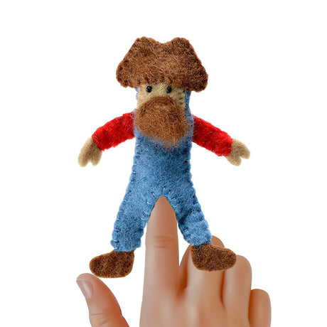 Felted Bingo Finger Puppets (6 in a Set) - BNB Crafts Inc