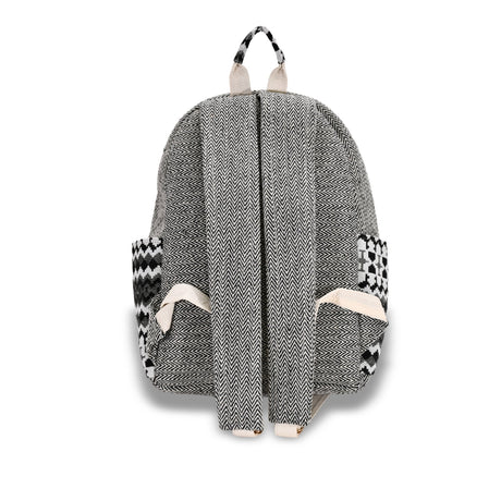 Herringbone Tribal Pattern Fabric Backpack - BNB Crafts Inc