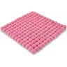 8.5" Square Solid Pom-pom Trivet ( 10 Color Options) - BNB Crafts Inc