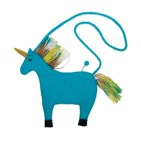Felted Unicorn Shape Cross-body Bag - BNB Crafts Inc